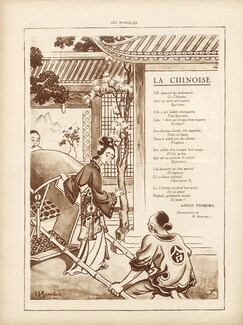 Henri Gervèse 1924 "La Chinoise" Costume Traditionnel