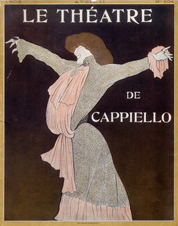 Leonetto Cappiello 1903 Sarah Bernhardt, Caricature