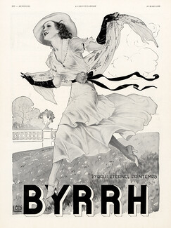 Byrrh 1932 Spring Dress Elegante Georges Léonnec