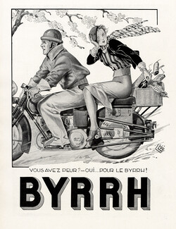 Byrrh 1933 Motorbike, Georges leonnec