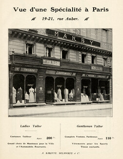 Manby (Tailor) 1906 Store