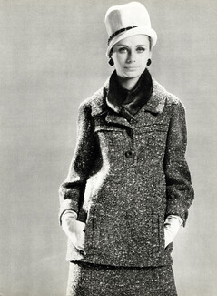 Christian Dior 1962 Jumper en tweed, Staron, Photo Arsac