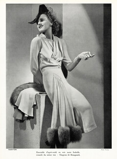Gaston (Couture) 1939 Soie Isabelle, Photo Franz