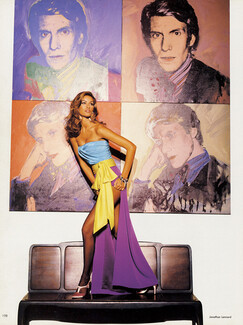 Yves Saint-Laurent et les Femmes 1992 Collection 92 & Photos de célébrités des années 60-70-80, Catherine Deneuve, 10 pages article, 10 pages