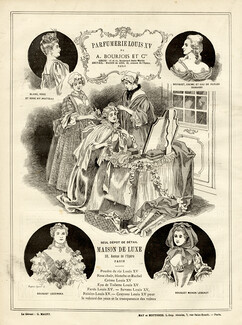 A. Bourjois et Cie 1891 Parfumerie Louix XV