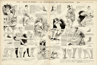 Chaussures, Bas et Jarretières 1891 Stockings, Women's Shoes