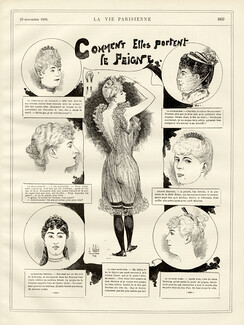 Comment Elles Portent Le Peigne 1890 Combs, Jeanne Granier, Louis Vallet