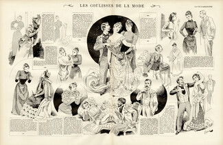 Les Coulisses de la Mode 1890 Chez le Grand Couturier, le Grand Tailleur... Ferdinand Bac