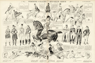 Feminine Cavalry - Nouvelle Tenue 1890 Women Horse Riding