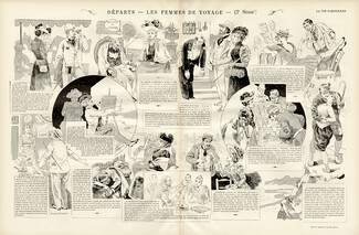 Départs - Les Femmes de Voyage 1890 Travel Women, Ferdinand Bac