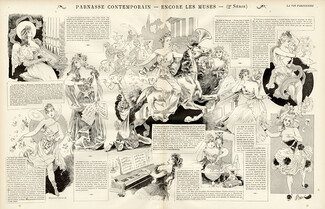 Parnasse Contemporain - Encore Les Muses 1890 Ferdinand Bac