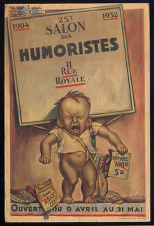 Abel Faivre 1932 Salon des Humoristes, Original Poster