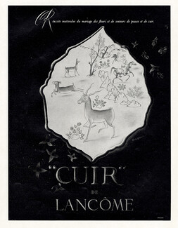 Lancôme (Perfumes) 1940 Cuir, Hunting, Persian, E-M Pérot