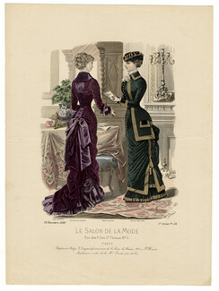 Le Salon de la Mode 1880 N°483 5ème année Pl.48
