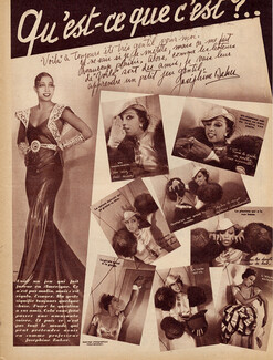 Josephine Baker 1936 What is it ?... An American game. Photos Piaz and Brodsky