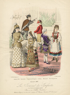 Le Journal des Enfants - Janvier 1883 Children Costumes, Huard-Alice Huard