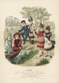 Le Journal des Enfants - Juin 1885 Children Costumes, Huard-Alice Dupin