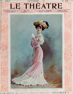 Eve Lavallière 1901 Théâtre des Variétés, "La Veine", Joséphine, Photo Reutlinger