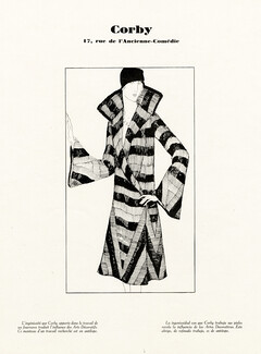 Corby (Furs) 1926 Manteau en Antilope, Dartey