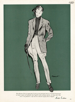 André Ledoux 1947 Amazone, Sportswear, Brénot
