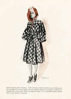 Jeanne Lafaurie 1943 Winter Coat Brénot