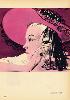 Jane Blanchot 1946 Hats, Brénot