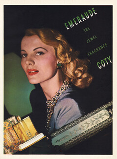 Coty (Perfumes) 1943 Emeraude