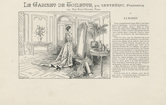 Lenthéric (Perfumes) 1896 "La Mariée", Wedding Dress