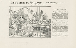 Lenthéric (Perfumes) 1896 "La Dame du Monde"