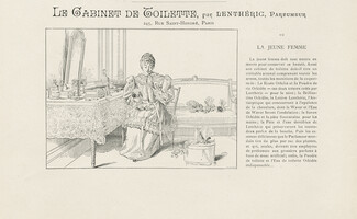 Lenthéric (Perfumes) 1896 "La Jeune Femme"
