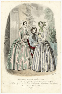 Magasin des Demoiselles 25 Juin 1849, Anaïs Toudouze, Toilettes de promenade (soie), Toilette d'intérieur