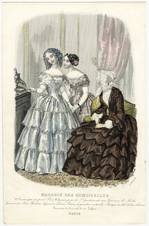 Magasin des Demoiselles 25 Janvier 1851, Anaïs Toudouze, Toilettes de bal, de soirée, de ville