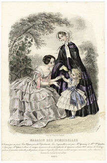 Magasin des Demoiselles 25 Juillet 1852, Anaïs Toudouze, Toilettes de promenade, de petite soirée, petite fille