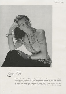 Henri Bendel 1940 Verdura (Jewels), Vivien Leigh, Photo George Hoyningen-Huene