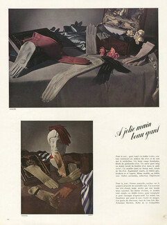 À jolie main beau gant 1938 Gloves, Hermès, Photo Horst