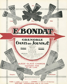 Jouvin (Gloves) 1924 E. Bondat Successor