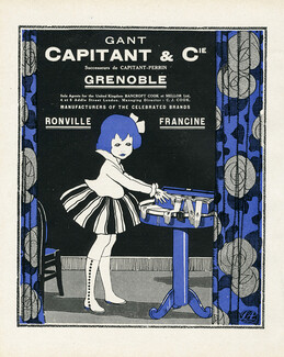 Capitant & Cie (Gloves) 1924 Jean Ray, Children, Kids