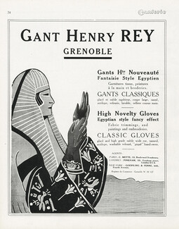 Henry Rey (Gloves) 1924 Egyptian Style