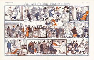 Georges Pavis 1922 La Foire aux Croutes, Art World Satire
