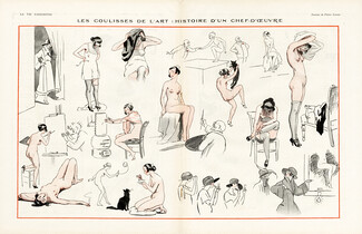 Pierre Lissac 1922 Les Coulisses de l'Art, Nude Art Modeling