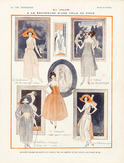 Vald'Es 1922 Au Salon... Toile de fond, Paintings, Art World