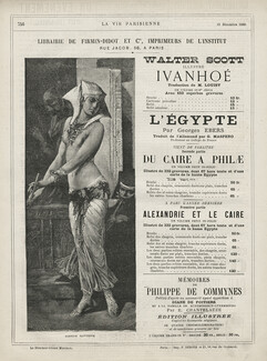 Egyptian Dancer 1880 Topless Dance, Théatre Costume