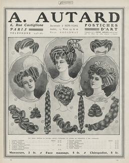 Autard (Hairstyle) 1908 Wig
