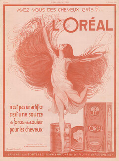 L'Oréal (Hair Care) 1921 Dyes for hair, Hairstyle, Claude