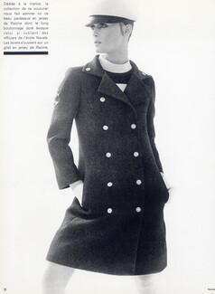 Yves Saint-Laurent (Couture) 1966 Photo Reichle, Racine