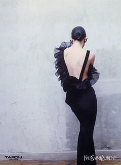 Yves Saint-Laurent (Couture) 1986 Photo David Seidner, Taroni