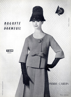 Pierre Cardin (Couture) 1960 Photo Seeberger, Auguste Dormeuil