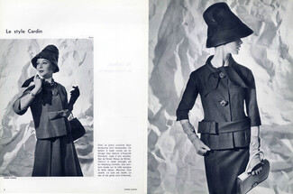 Pierre Cardin 1960 Auguste Dormeuil, Hermès (handbags, Gloves), Photo Pottier