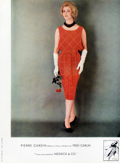 Pierre Cardin (Couture) 1960 Photo Roland de Vassal, Fred Carlin