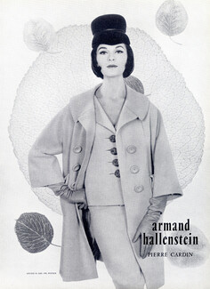 Pierre Cardin (Couture) 1960 Coat, Photo Philippe Pottier, Armand Hallenstein